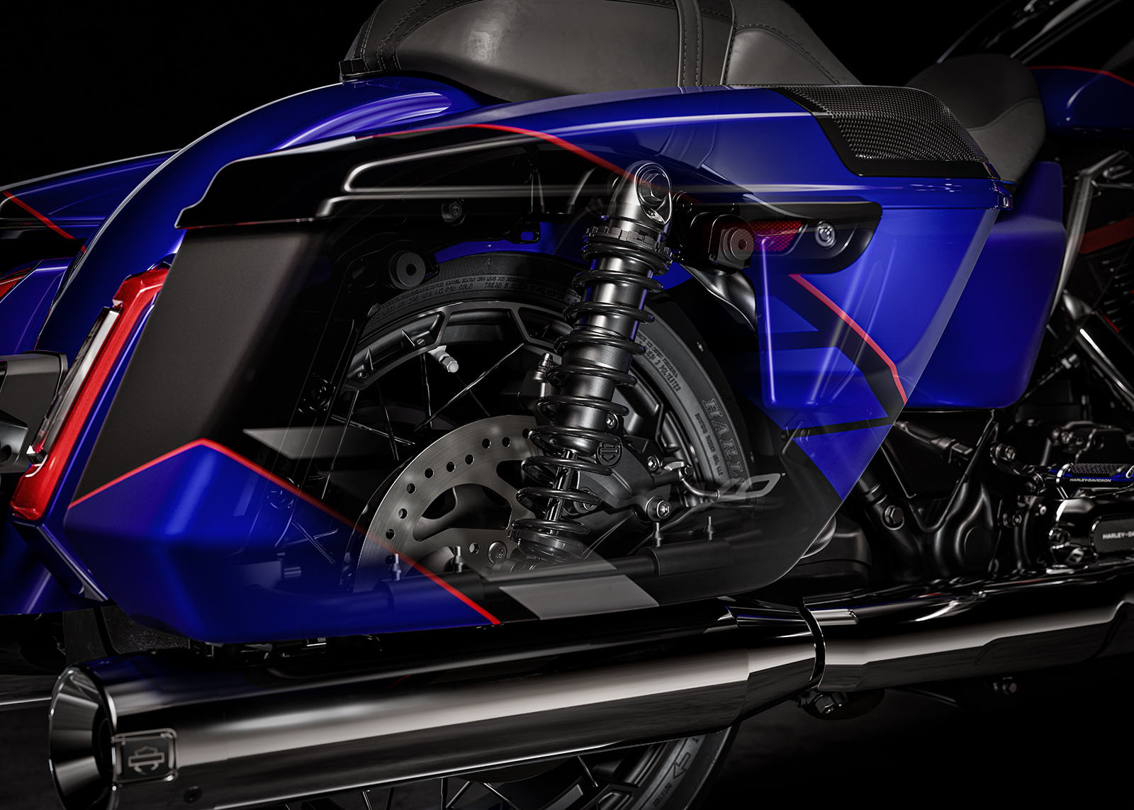 2025 CVO Road Glide rear shock